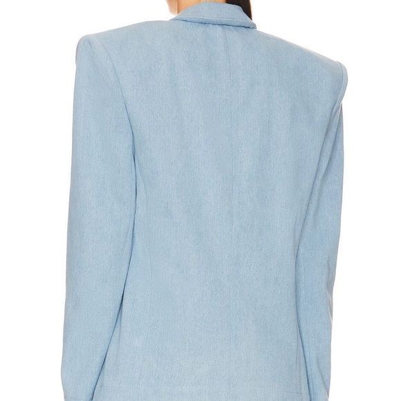 Bronx and Banco Britney Denim Blazer in Blue Denim - Picture 4 of 8